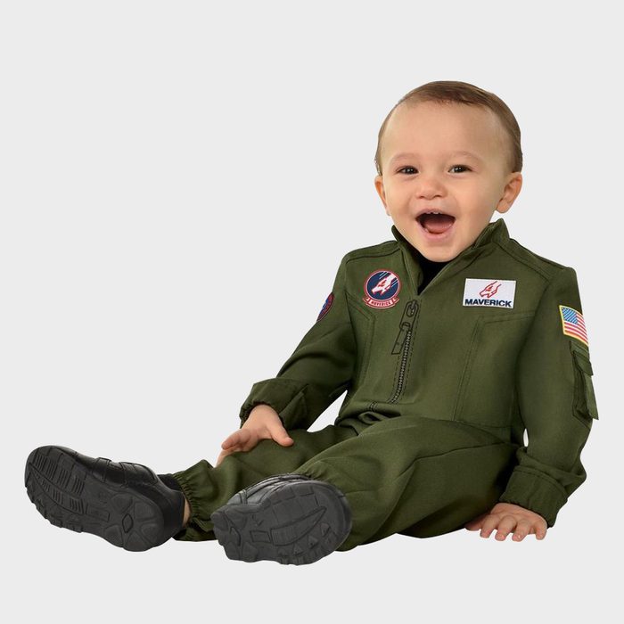 Baby Maverick Flight Suit Costume Ecomm Partycity.com