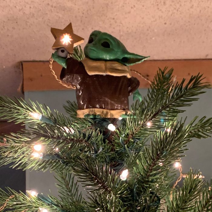 Baby Yoda Christmas Tree Topper Via Etsy