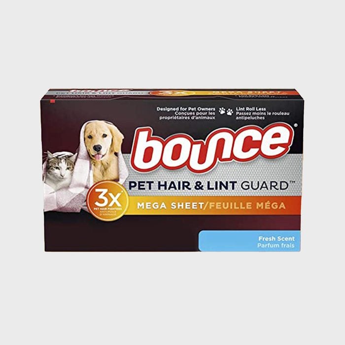 Bounce Pet Hair And Lint Guard Mega Dryer Sheets