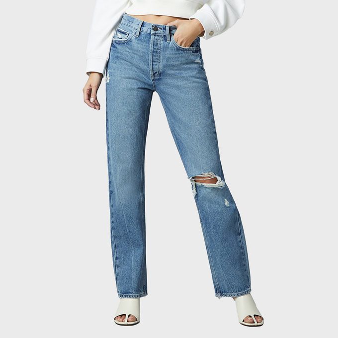 Dl1961 Emilie - Jeans rectos vintage de tiro muy alto