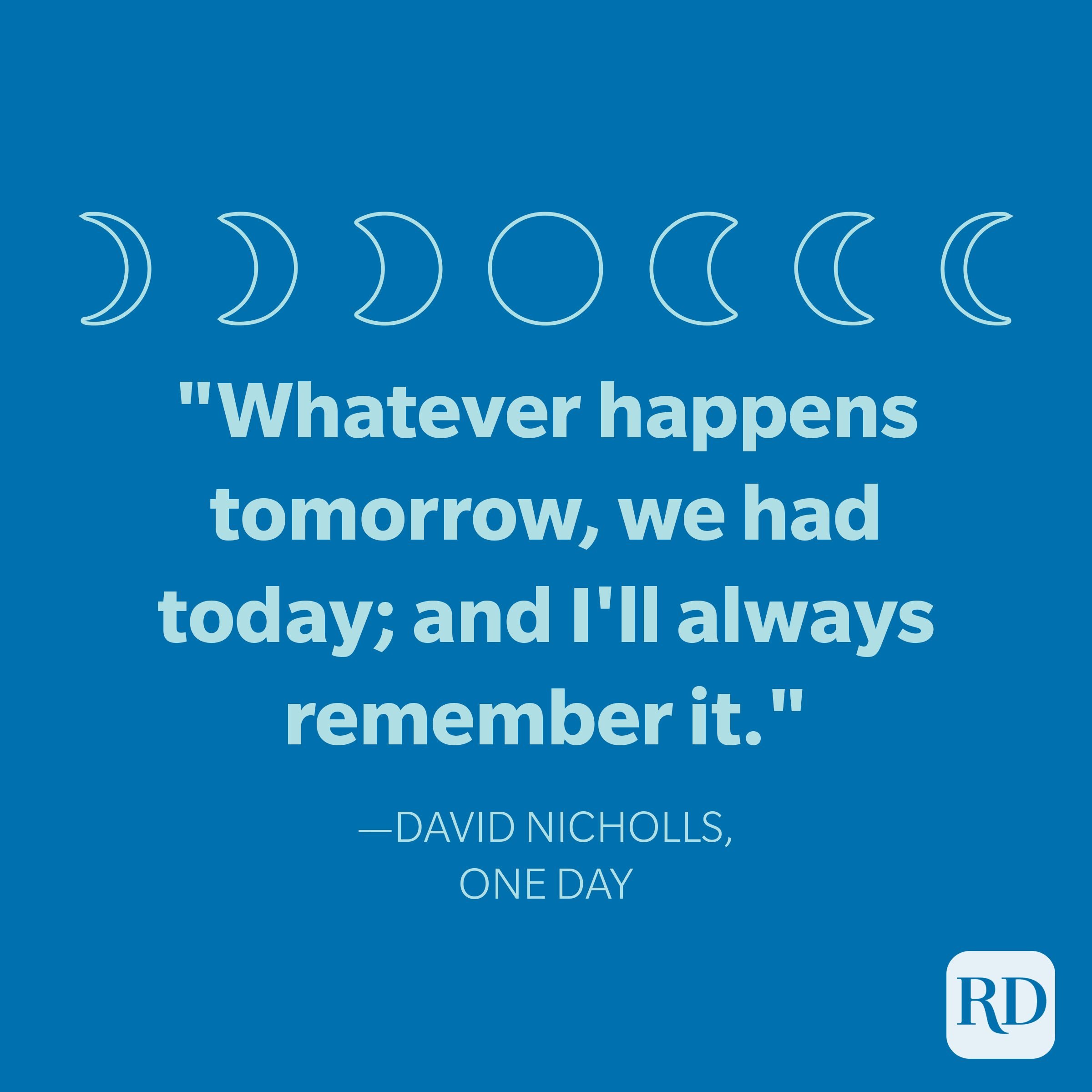 David Nicholls Goodnight Quote