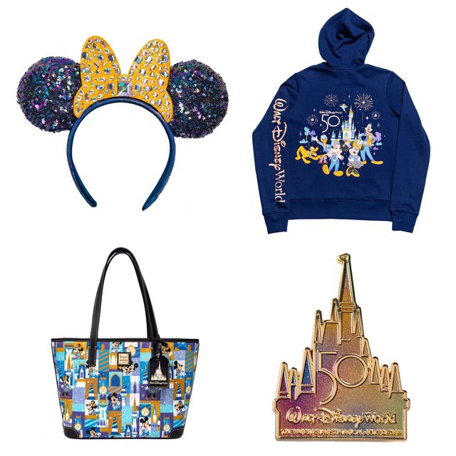 The Celebration Collection is a new merchandise line that will launch as part of The Worlds Most Magical Celebration, an 18-month extravaganza that begins Oct. 1 at Walt Disney World Resort in Lake Buena Vista, Fla.