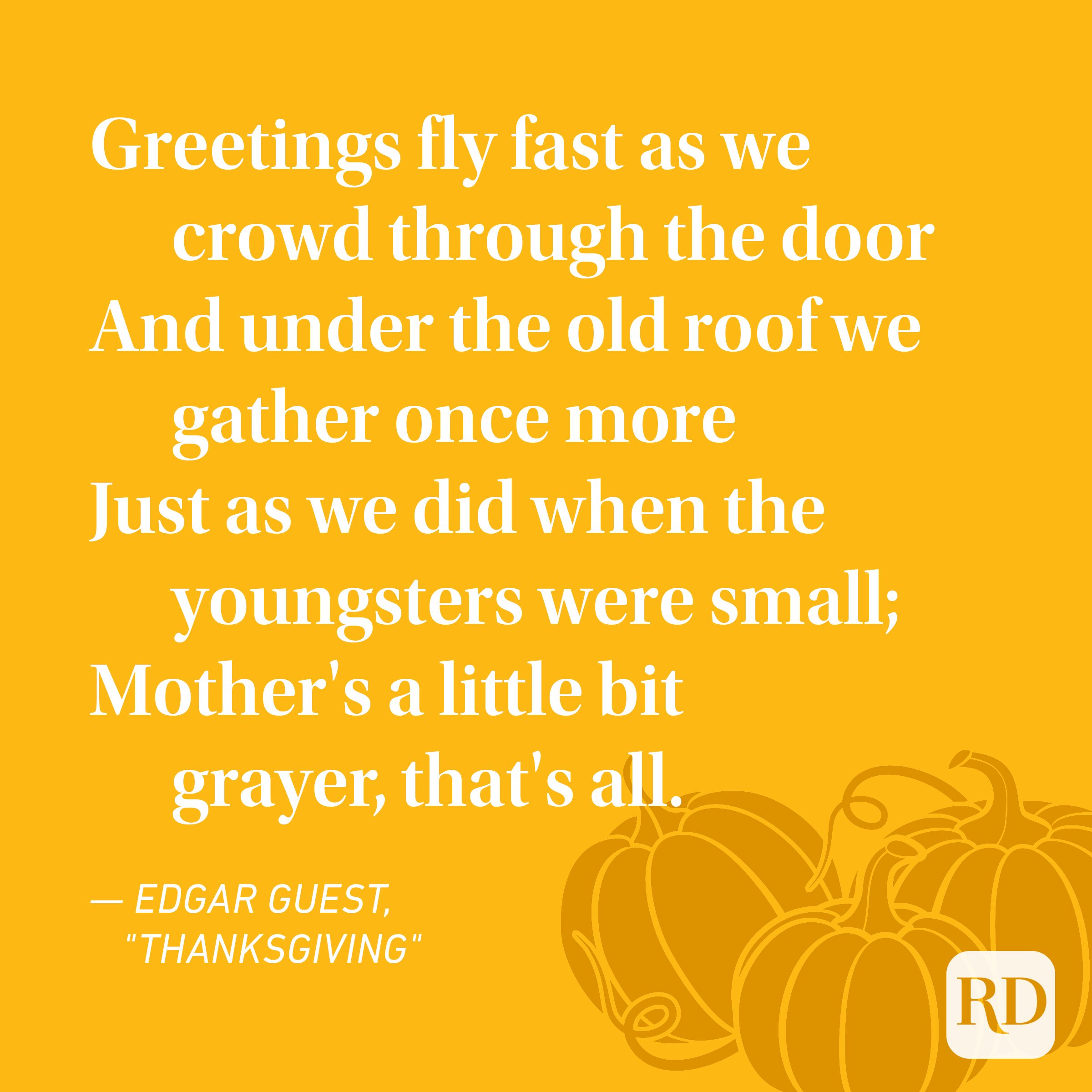 Edgar Guest Thanksgiving Poems