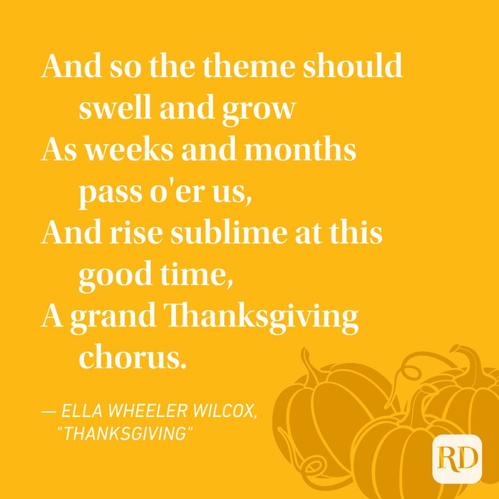 Ella Wheeler Wilcox Thanksgiving Poems