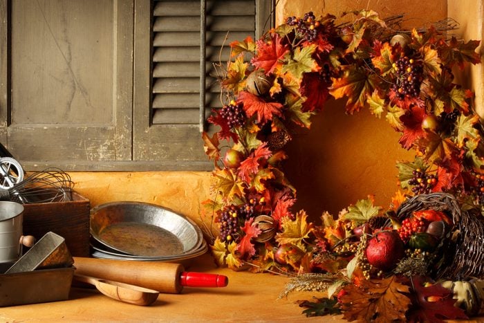 thanksgiving leaf wreath