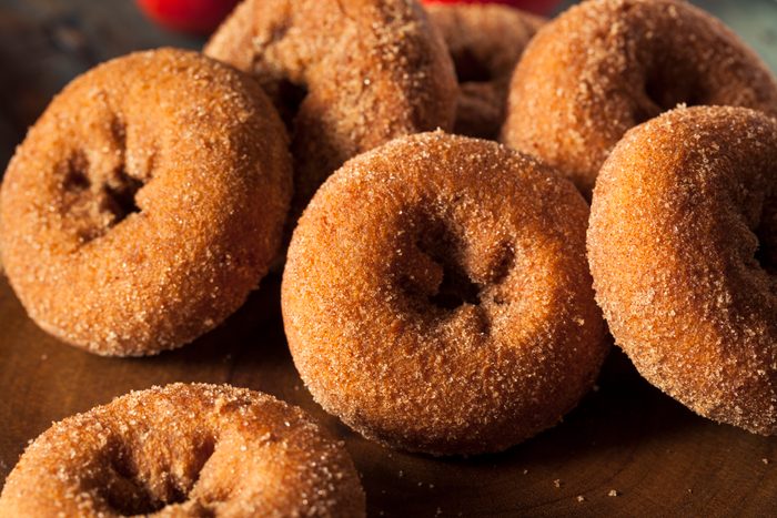 Homemade Sugared Apple Cider Donuts