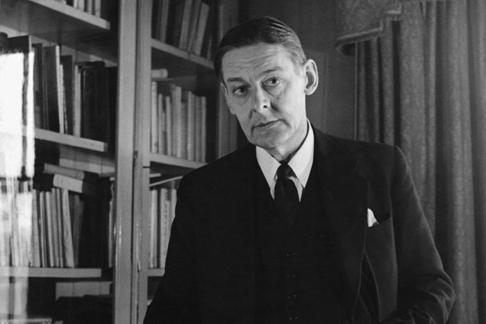 portrait of T.S. Eliot in his office