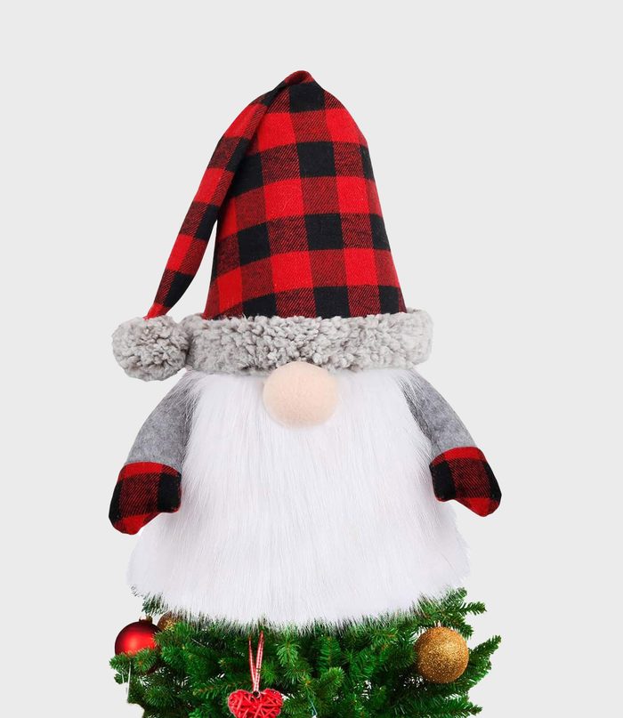 Gnome Christmas Tree Topper Via Amazon