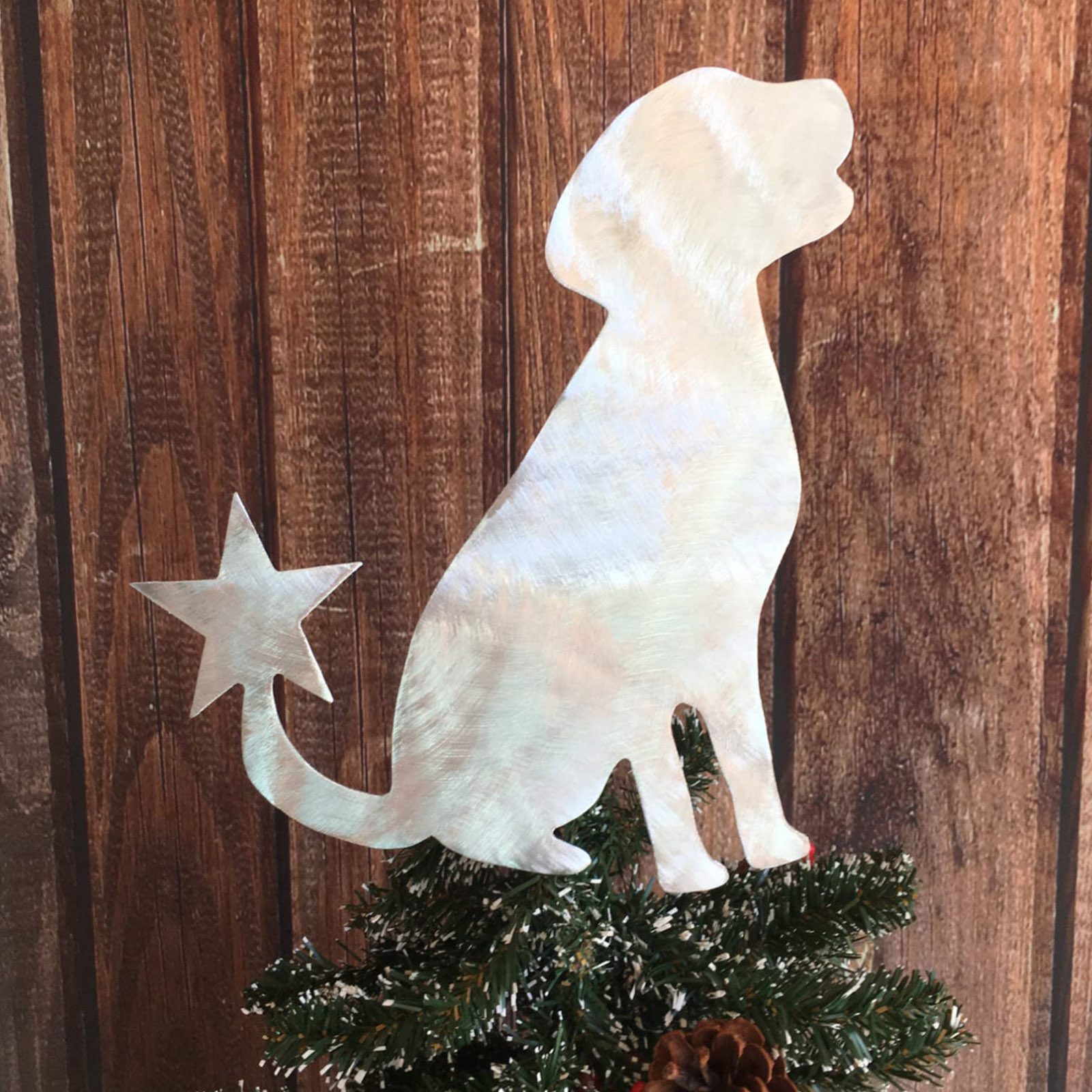 Labrador Retriever Christmas Tree Topper Via Etsy
