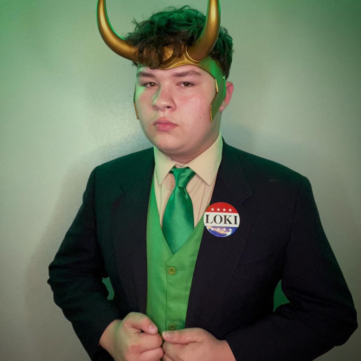 Loki For President Halloween Costume Courtesy @ethandoescos Via Instagram