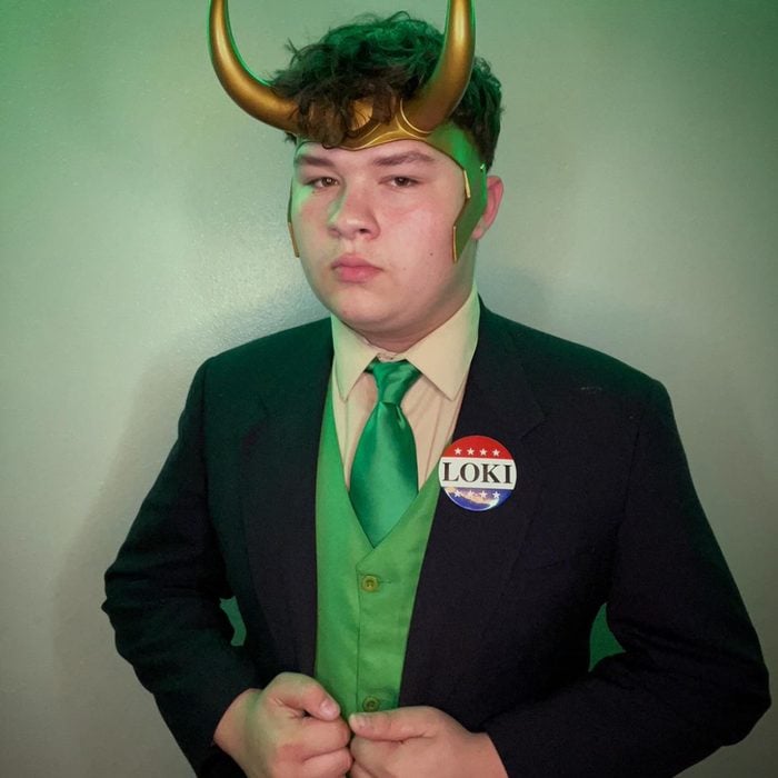 Loki For President Halloween Costume Courtesy @ethandoescos Via Instagram