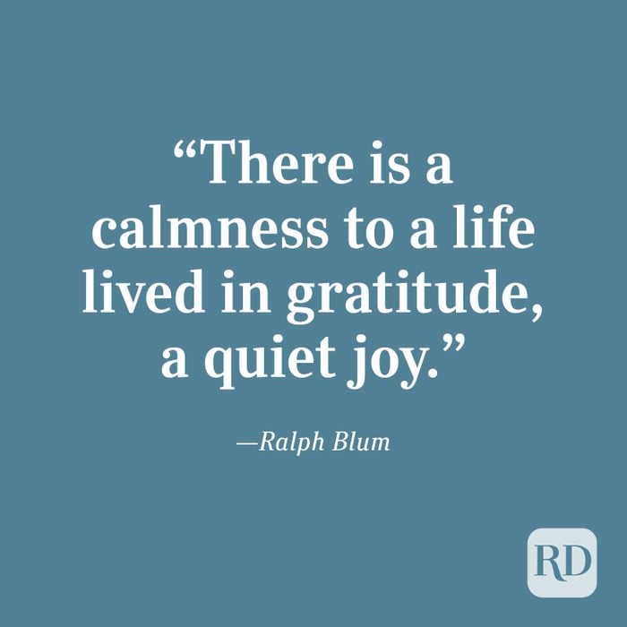 Ralph Blum Gratitude Quotes 12