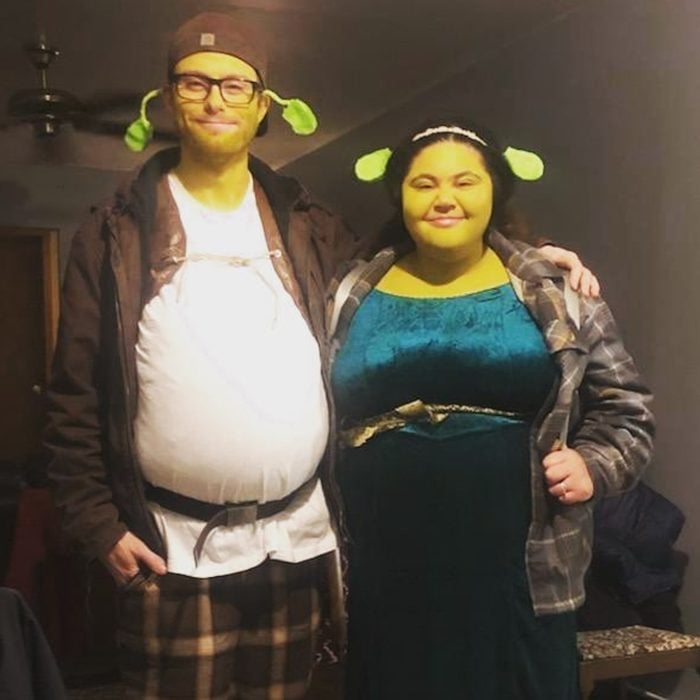 Shrek Halloween Costume Courtesy @amberstaton7 Via Instagram