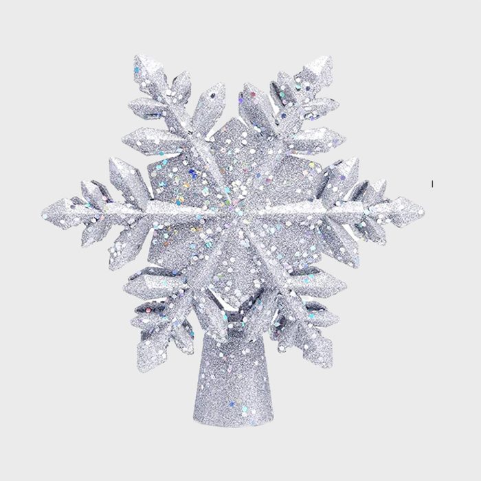 Snowflake Christmas Tree Topper Via Amazon