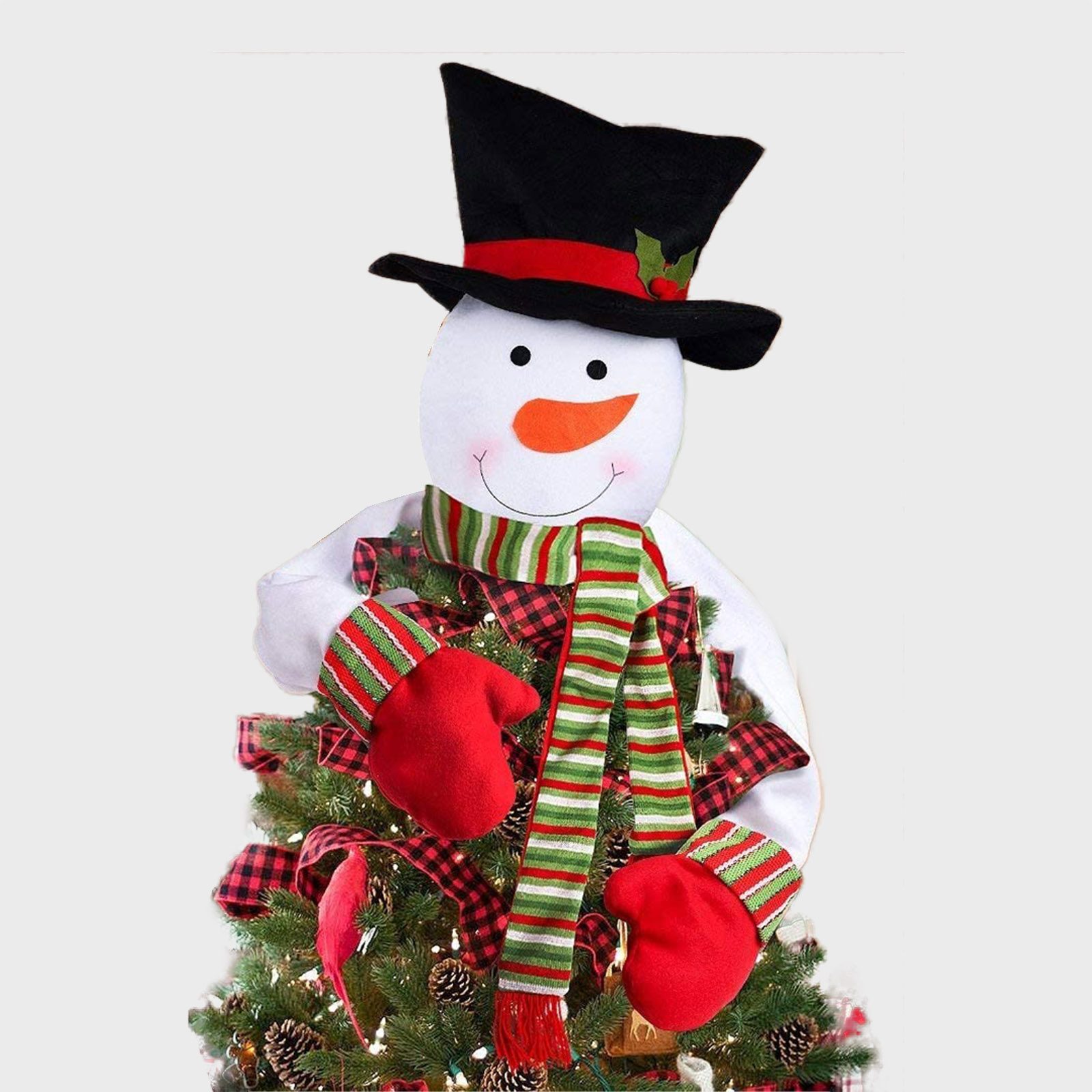 Snowman Christmas Tree Topper Via Amazon