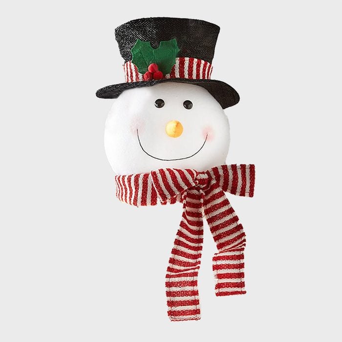 Snowman Head Christmas Tree Topper Via Etsy