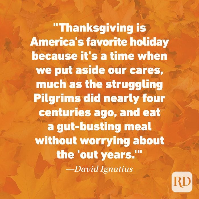 Thanksgiving Quote by David Ignatius