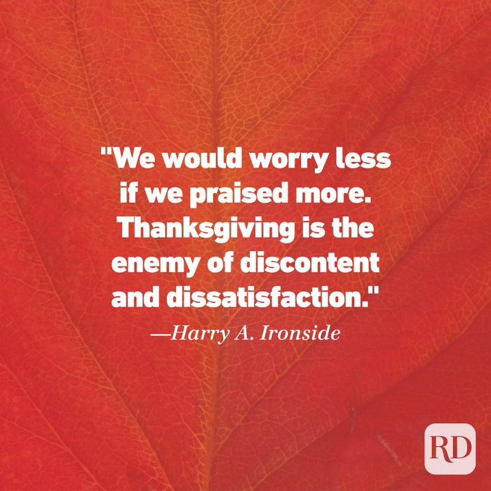 Thanksgiving Quote by Harry A. Ironside
