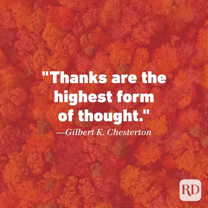 Thanksgiving Quote by Gilbert K. Chesterton