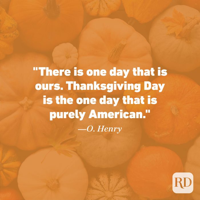Thanksgiving Quote by O. Henry
