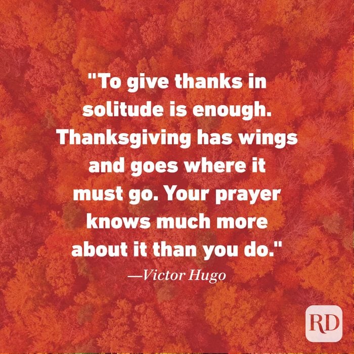 Thanksgiving Quote by Victor Hugo