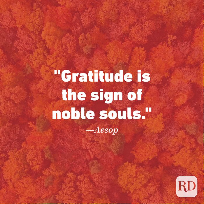 Thanksgiving Quote by Aesop