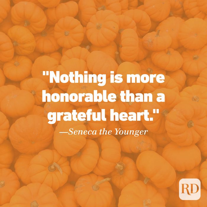 Thanksgiving Quote by Seneca the Younger