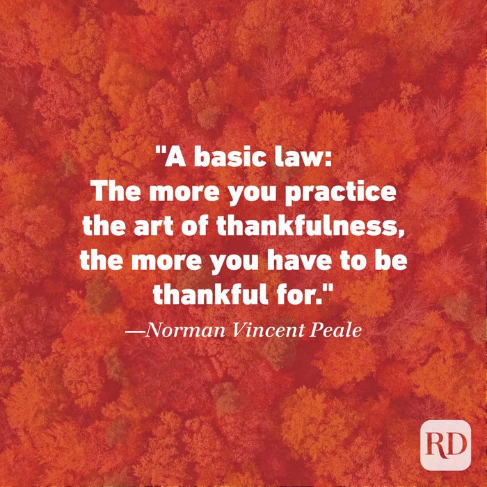 Thanksgiving Quote by Norman Vincent Peale