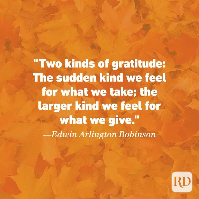 Thanksgiving Quote by Edwin Arlington Robinson