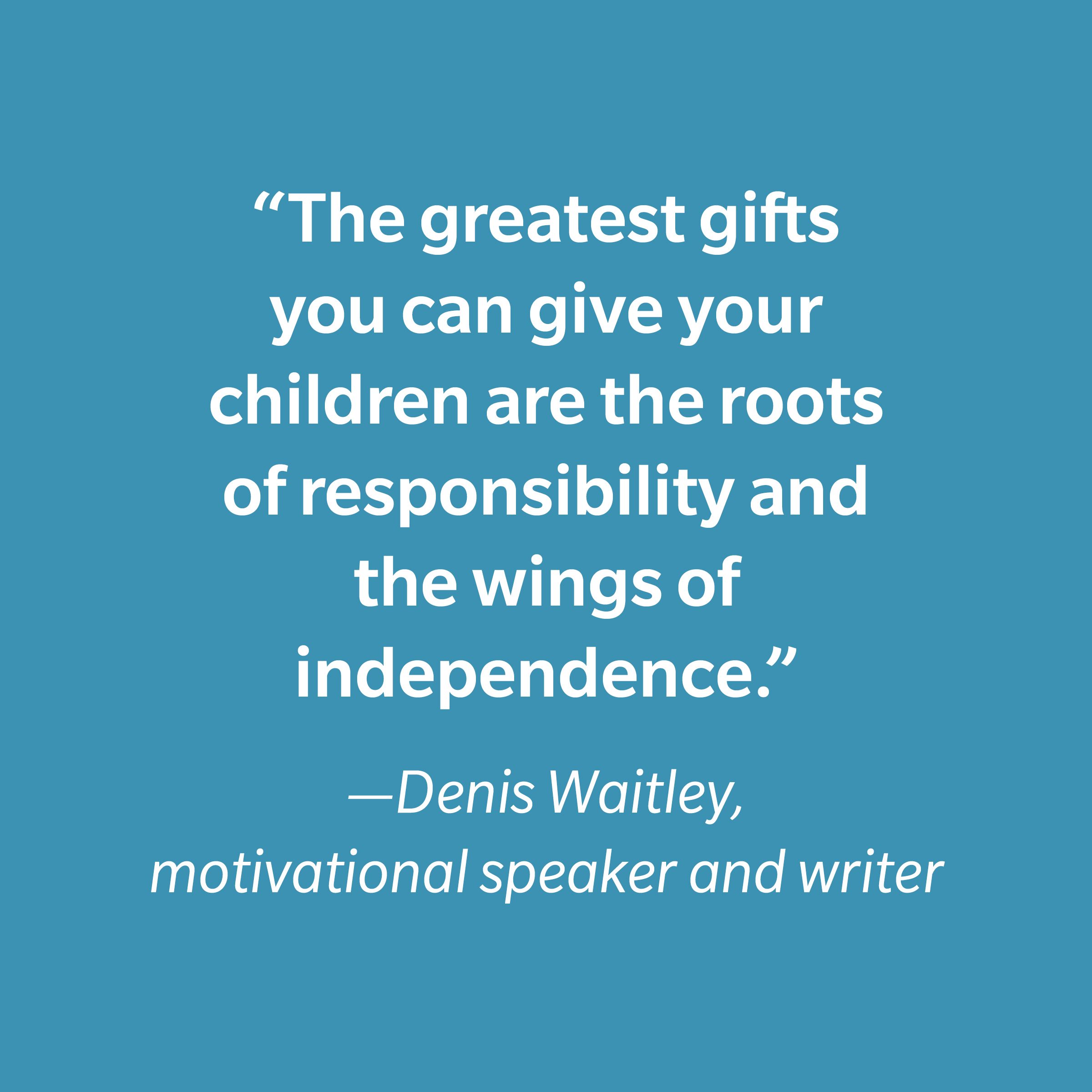 Denis Waitley Inspiring Kids' Quotes