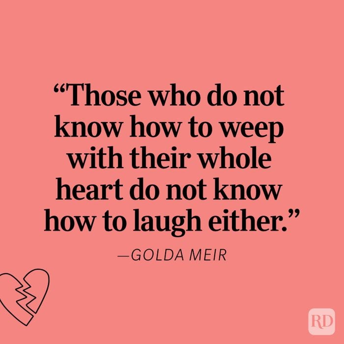 Golda Meir Heartbreak Quote