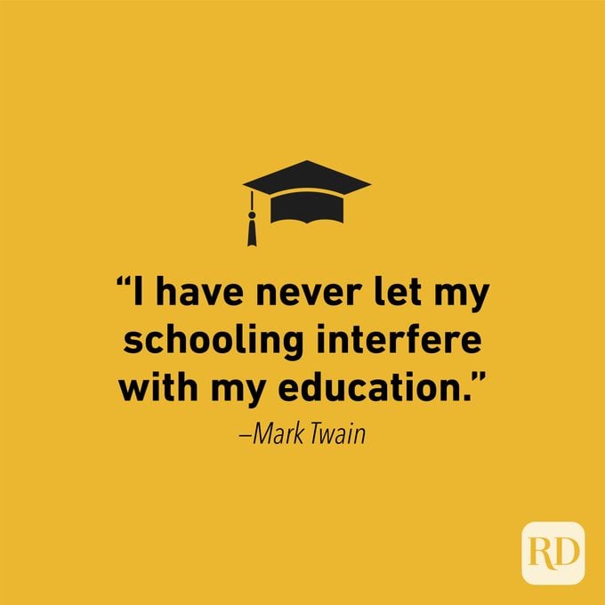 Graduation Quote by Mark Twain