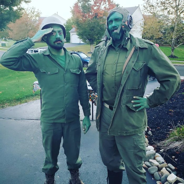Green Army Men Costume Via Frank Buatti