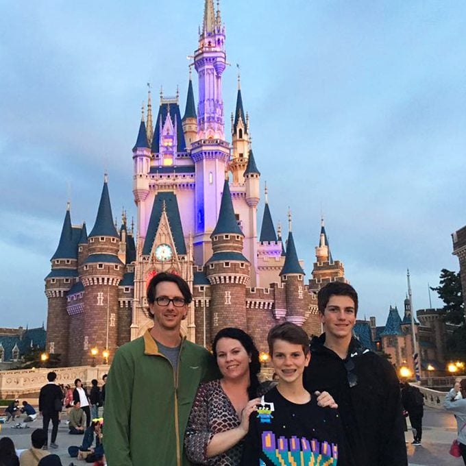 Heather Siever And Family At Tokyo Disney Resort