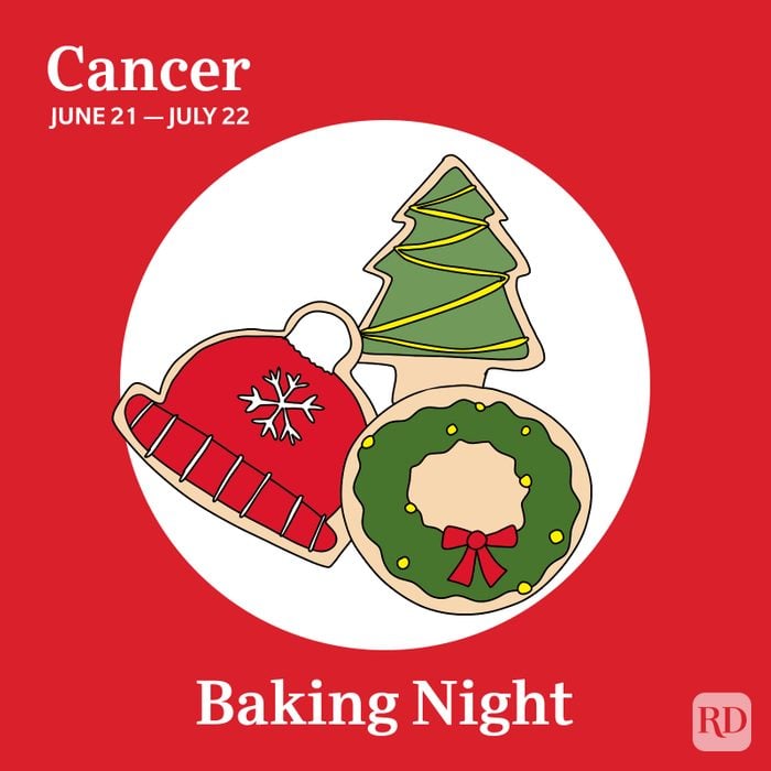 Holiday Activity Zodiac Cancer-baking night