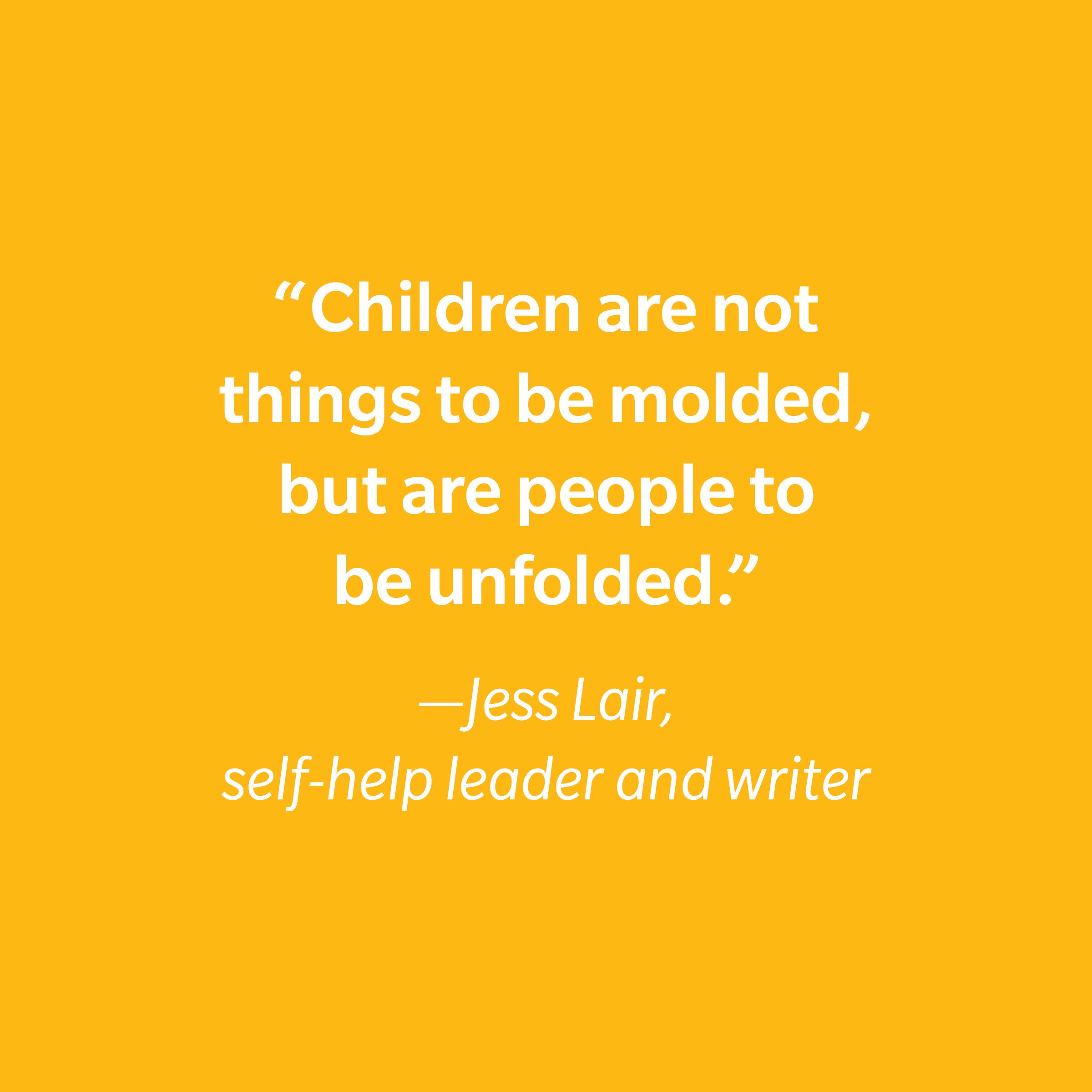 Jess Lair Inspiring Kids' Quotes