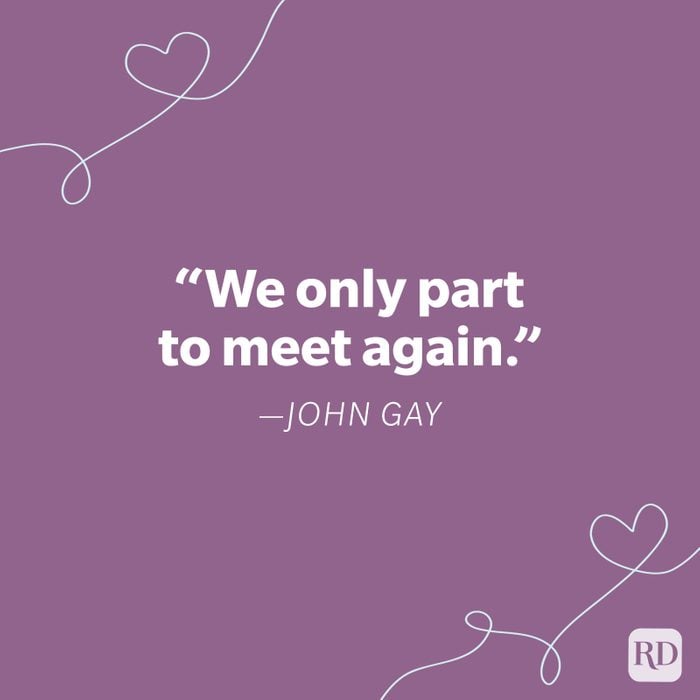 John Gay Miss You Quote