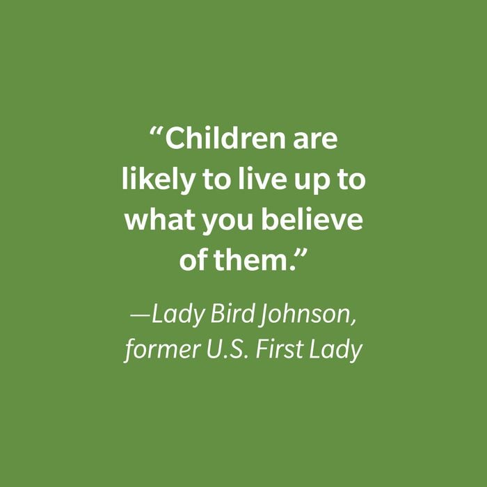 Lady Bird Johnson Inspiring Kids' Quotes