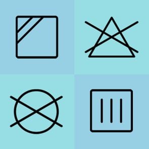 Laundry Symbols collage