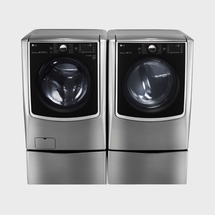 Lg Front Loading Wifi High Efficiency Washer And Dryer Set Ecomm Via Bestbuy