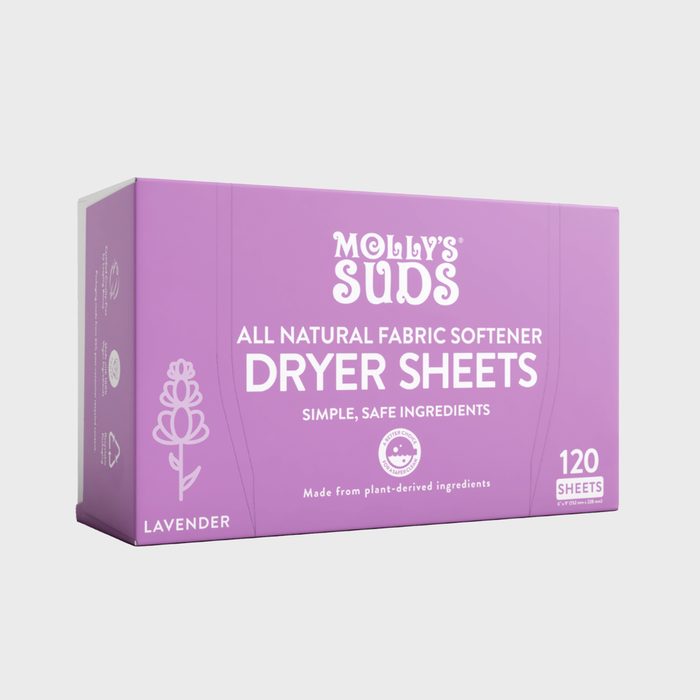 Molly's Suds All Natural Fabric Softener Dryer Sheets