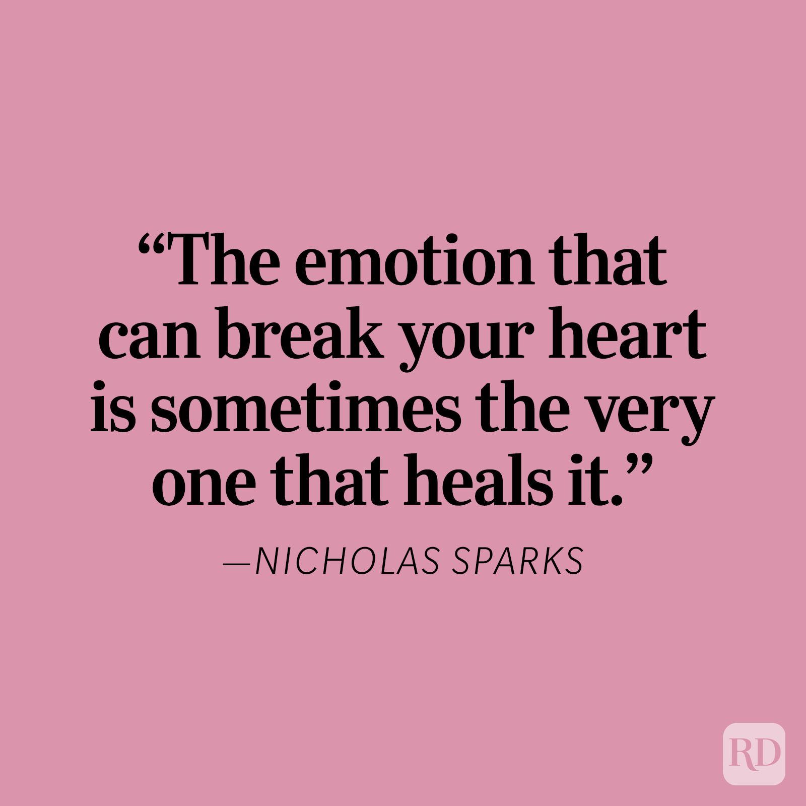 Nicholas Sparks Heartbreak Quote