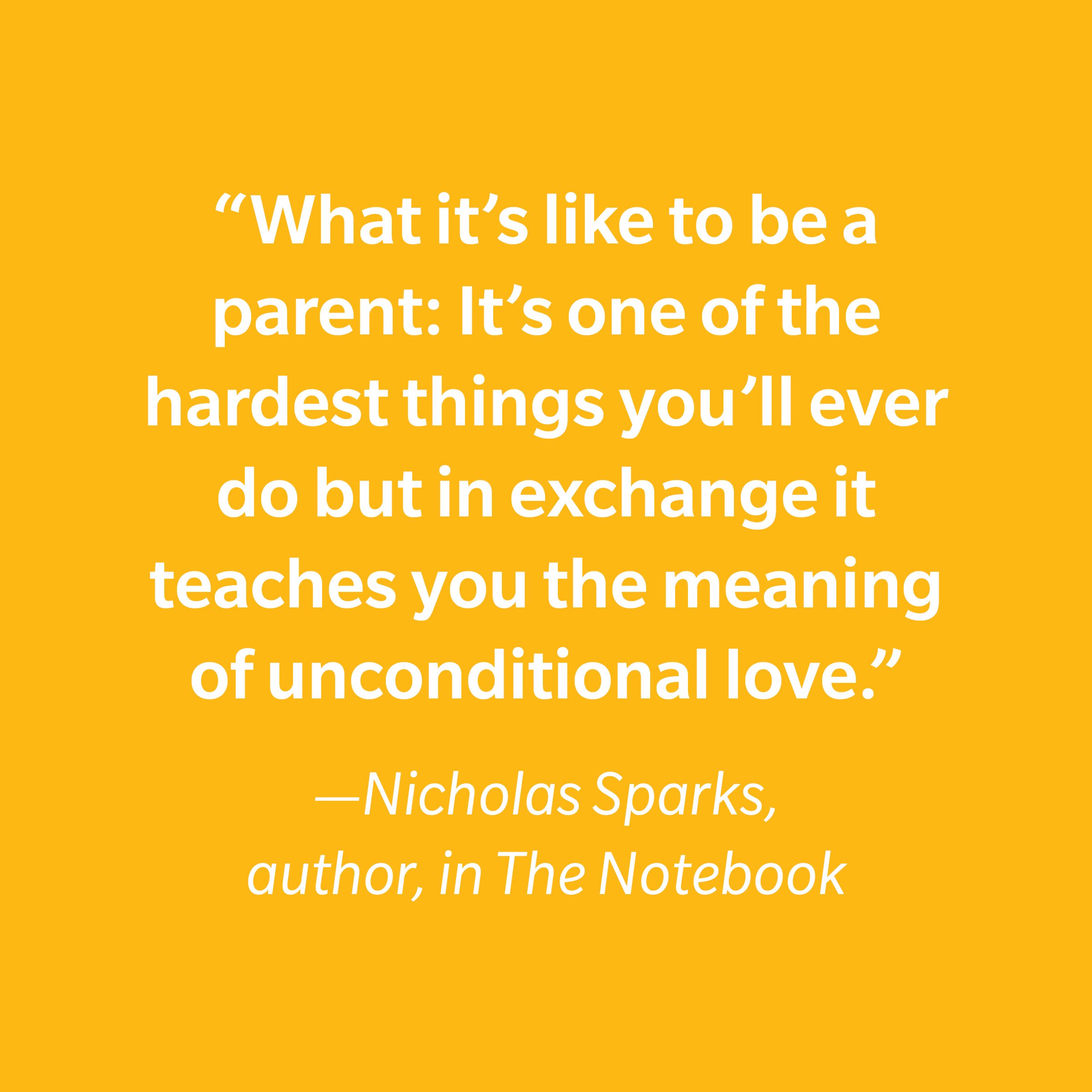 Nicholas Sparks Inspiring Kids' Quotes