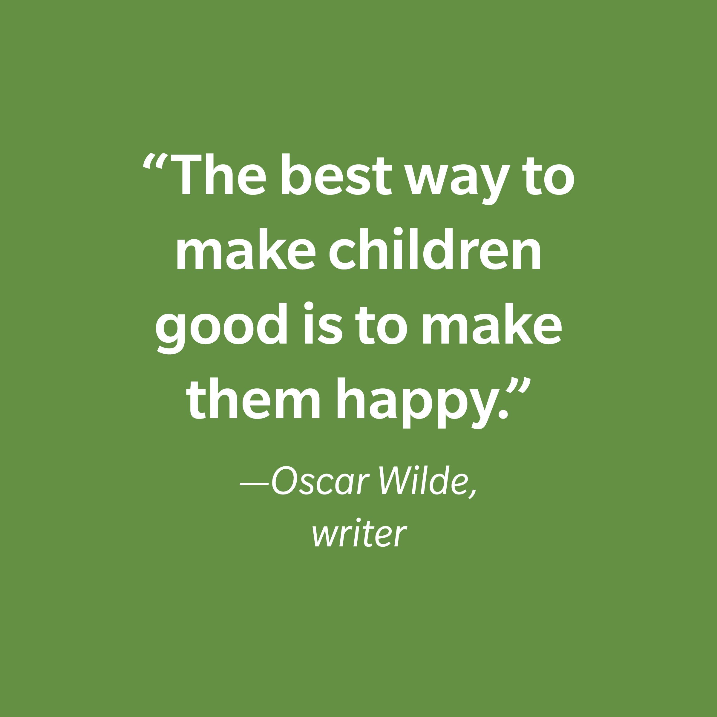 Oscar Wilde Inspiring Kids' Quotes