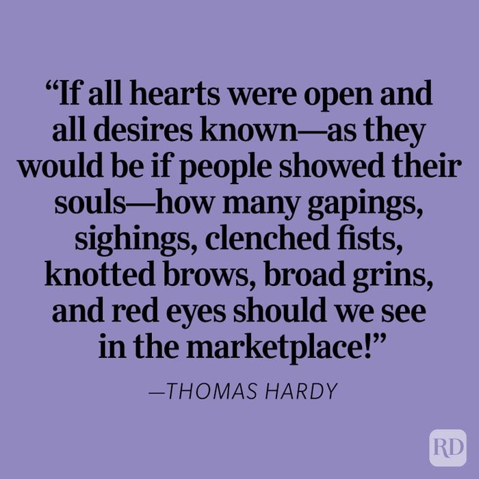 Thomas Hardy Heartbreak Quote