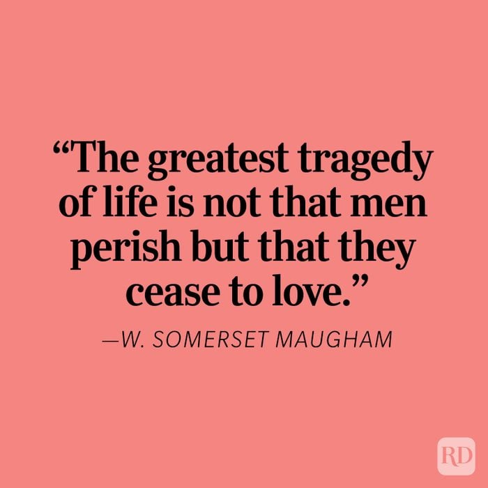 W Somerset Maugham Heartbreak Quote