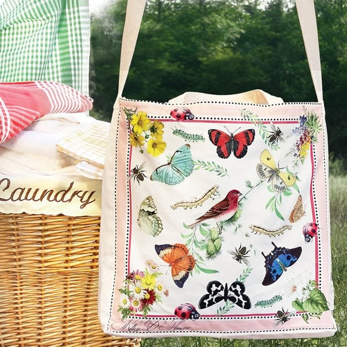 Butterfly Meadow Canvas Bag