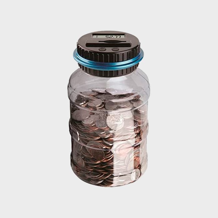 Coin Piggy Bank Saving Jar