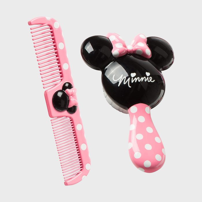 Disney Baby Minnie Hair Brush And Wide Tooth Comb Set