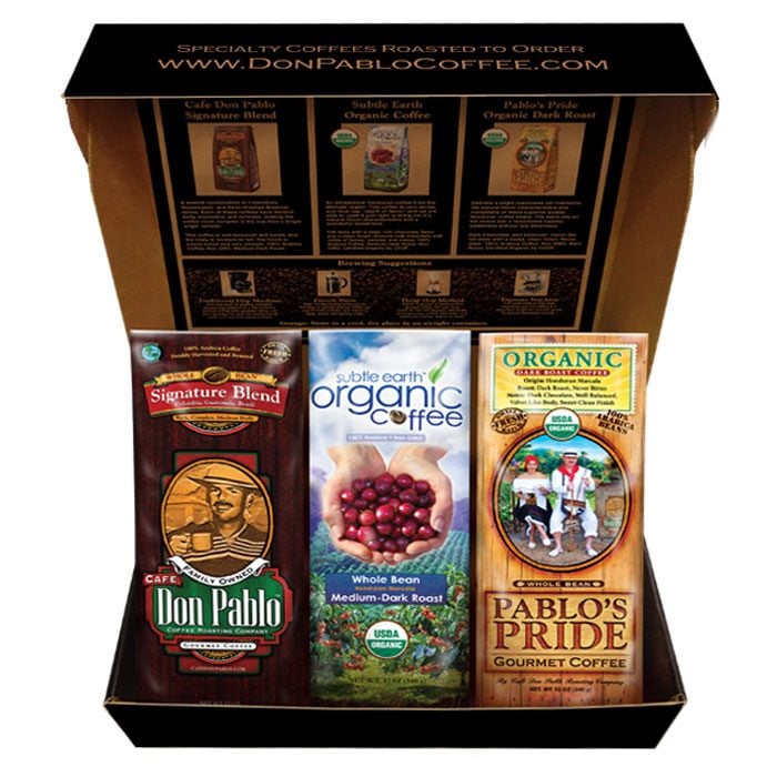 Don Pablos Best Sellers Coffee Sampler Gift Box